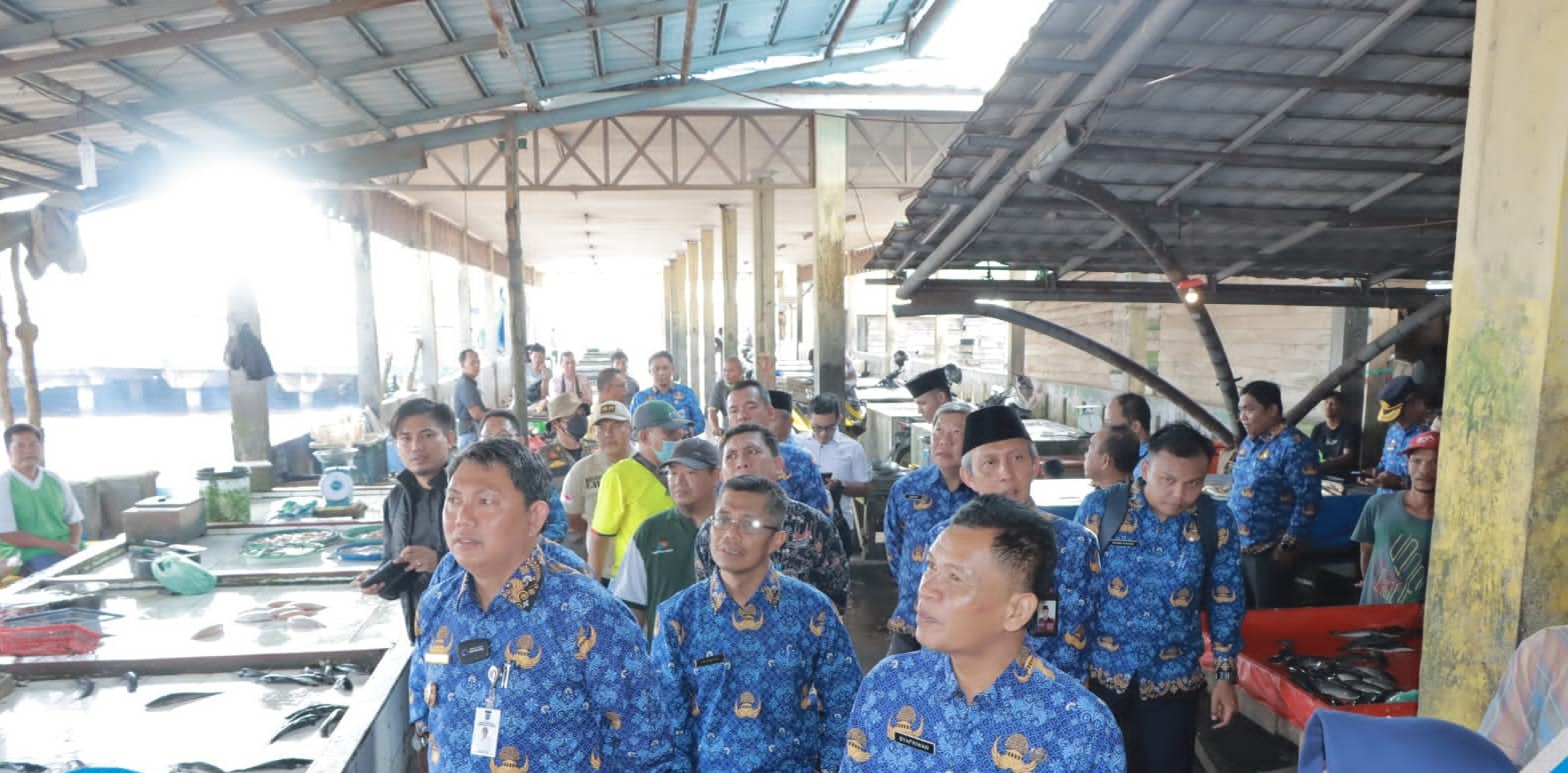 Wakil Bupati Tanjab Barat Lakukan Pengecekan Pasar Jelang Bulan Suci Ramadhan