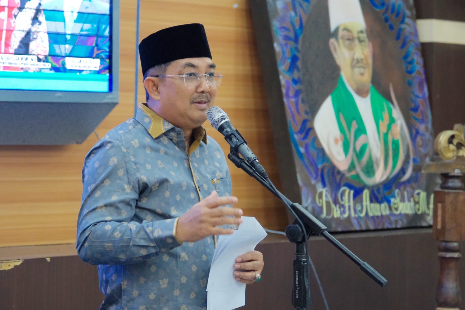Bupati Tanjabbar Hadiri Pembukaan Rakorda BAZNAS Se Provinsi Jambi