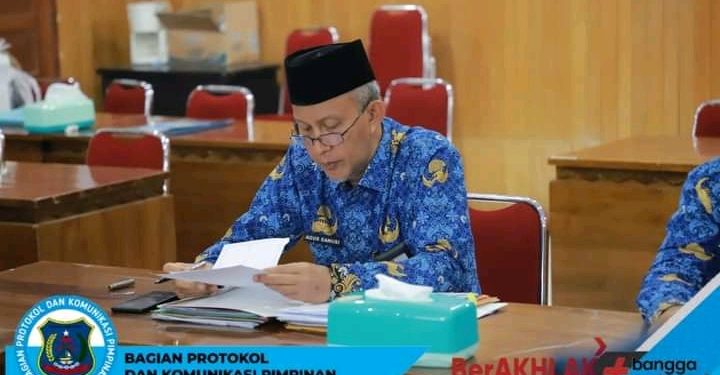 Sekda Tanjab Barat Ikuti Rakor Pendendalian Inflasi Daerah Menjelang HBKN Idul Adha Tahun 2023